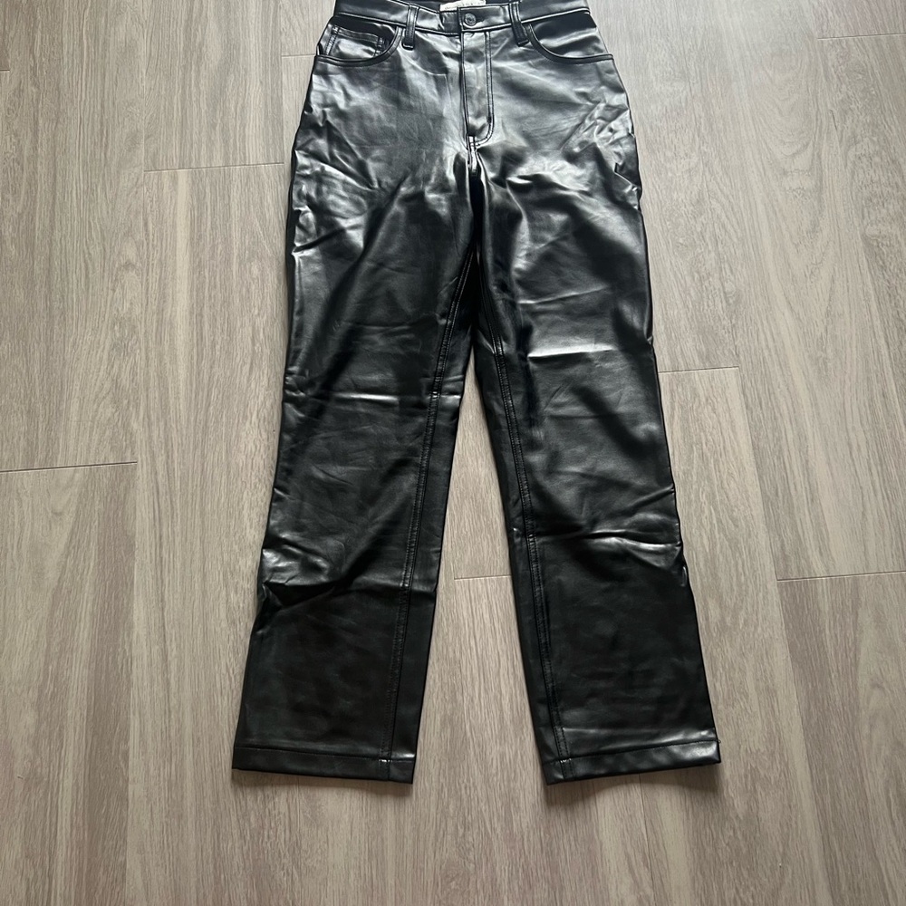 Abercrombie & Fitch Black Straight Leg Pants